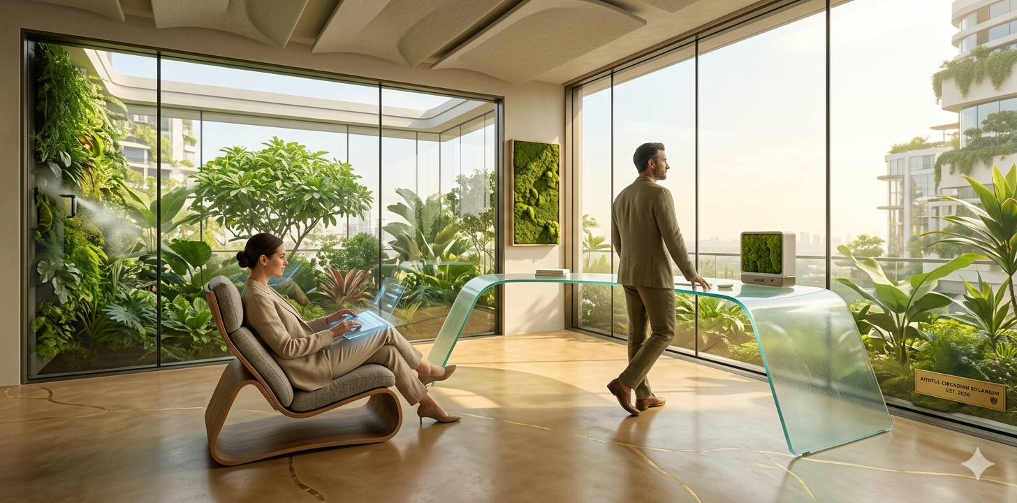 The "Circadian Solarium": Why 2026 Couples are Building "Vitamin-D Hubs" into Their Home Offices